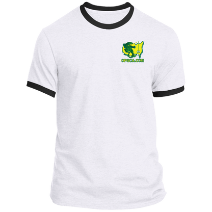 OPG Custom Design #26. Tiger Woods Fan Art. 2019 Master's Champion. Ringer Tee