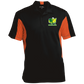OPG Custom Design #26. Tiger Woods Fan Art. 2019 Master's Champion. Men's Colorblock Performance Polo