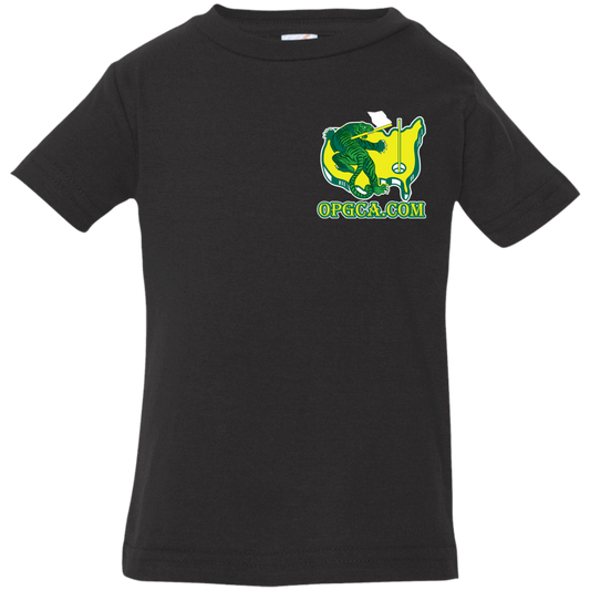 ZZZ#26 OPG Custom Designs. Tiger's Back. Infant Jersey T-Shirt