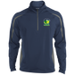 OPG Custom Design #26. Tiger Woods Fan Art. 2019 Master's Champion. Men's Sport Wicking Colorblock 1/2 Zip