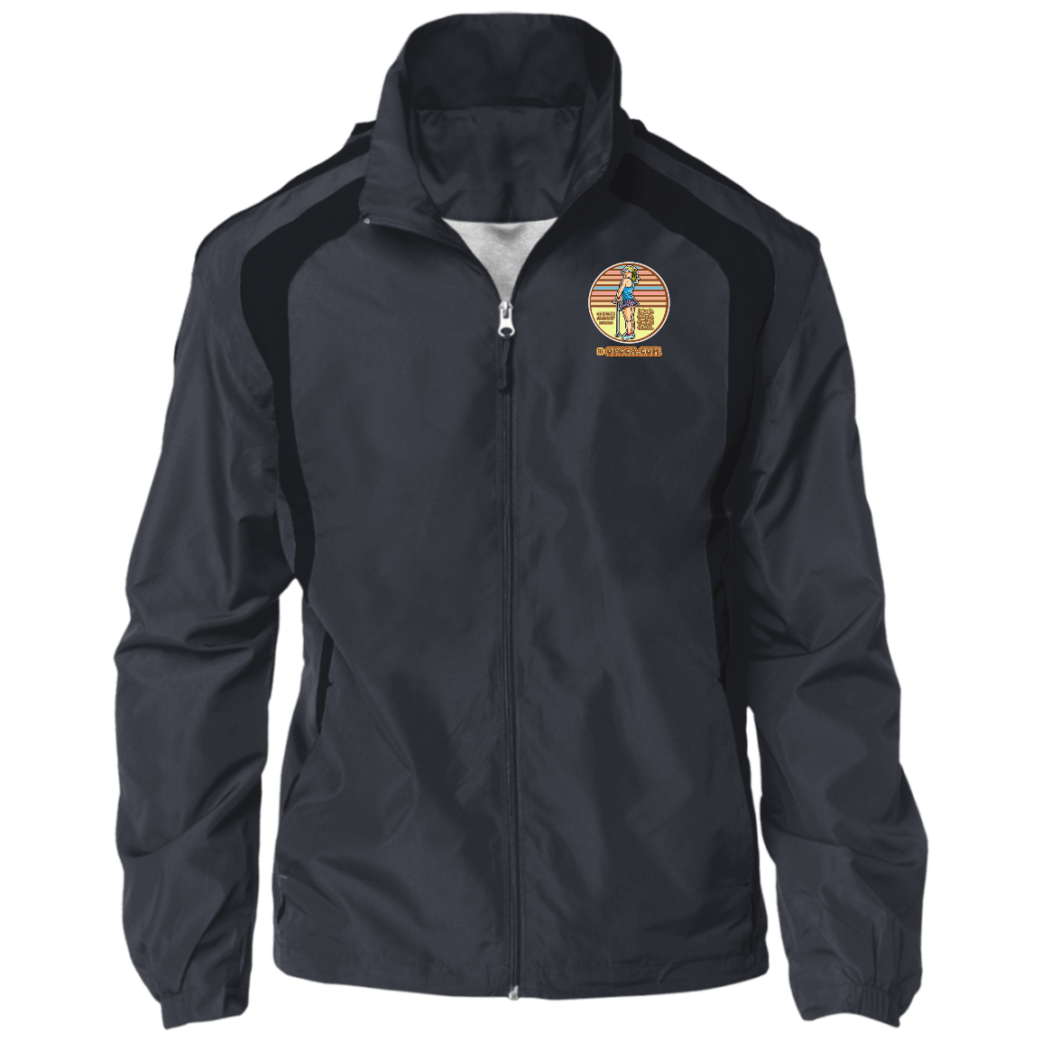 OPG Custom Design #28. Drive it. Chip it. One Putt golf it. 100% Polyester Shell Jacket