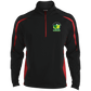 OPG Custom Design #26. Tiger Woods Fan Art. 2019 Master's Champion. Men's Sport Wicking Colorblock 1/2 Zip