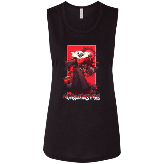 Hate My Hustle Ladies' Flowy Muscle Tank