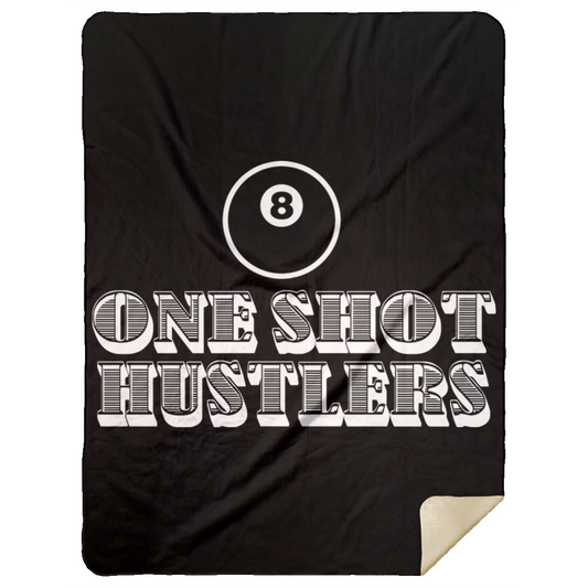 The GHOATS Custom Design. #22 One Shot Hustlers. Mink Sherpa Blanket 60x80