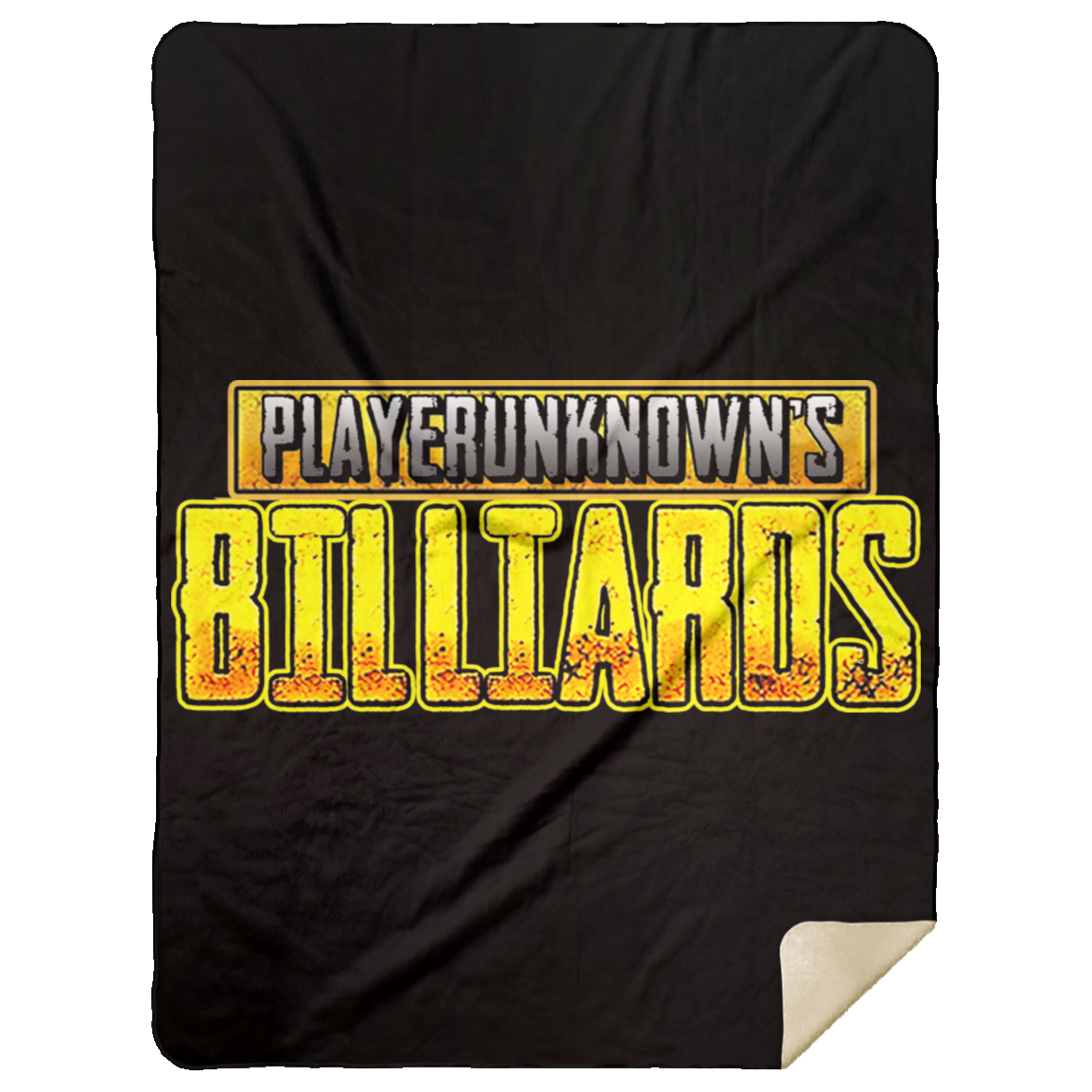 The GHOATS Custom Design. #27 PlayerUnknown's Billiards. PUBG Parody. Mink Sherpa Blanket 60x80