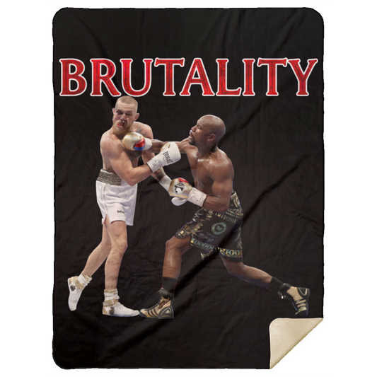 Artichoke Fight Gear Custom Design #5. Brutality! Premium Mink Sherpa Blanket 60x80