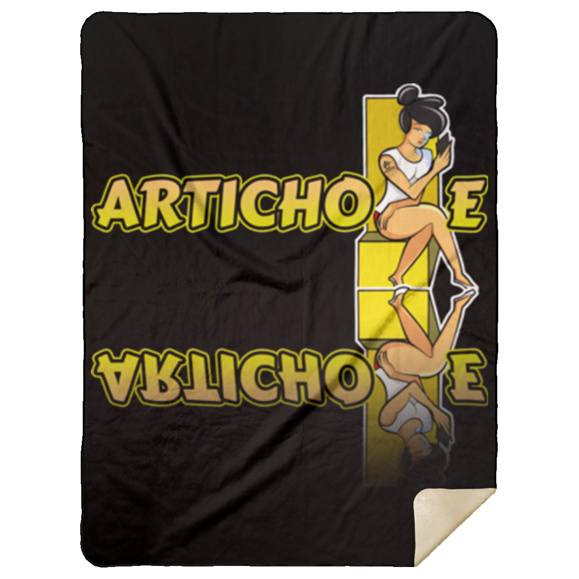 ArtichokeUSA Character and Font Design. Let’s Create Your Own Design Today. Betty. Premium Mink Sherpa Blanket 60x80
