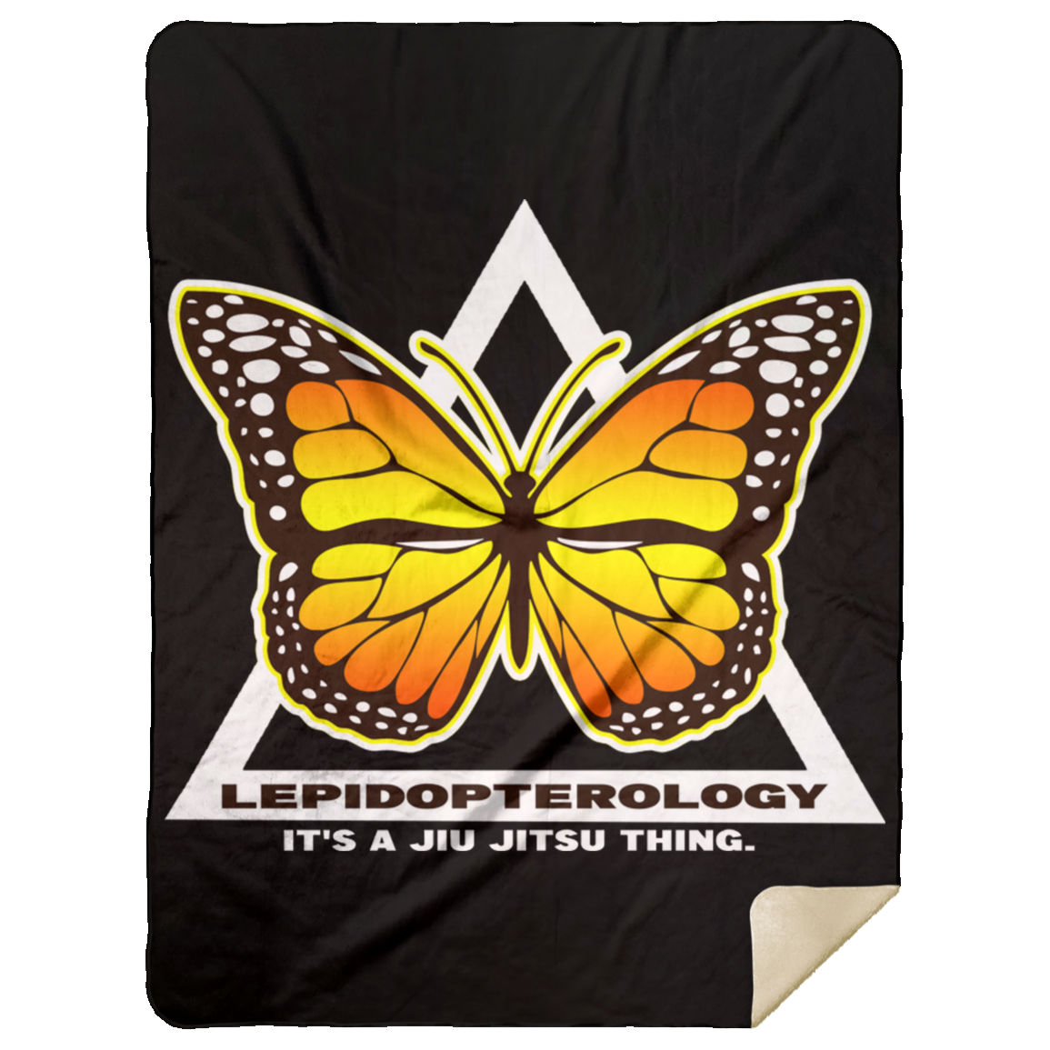 Artichoke Fight Gear Custom Design #6. Lepidopterology (Study of butterflies). Butterfly Guard. Premium Mink Sherpa Blanket 60x80