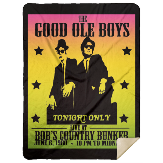 ArtichokeUSA Custom Design. The Good Ole Boys. Blues Brothers Fan Art. Mink Sherpa Blanket 60x80