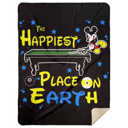 The GHOATS custom design #14. The Happiest Place On Earth. Fan Art. Mink Sherpa Blanket 60x80