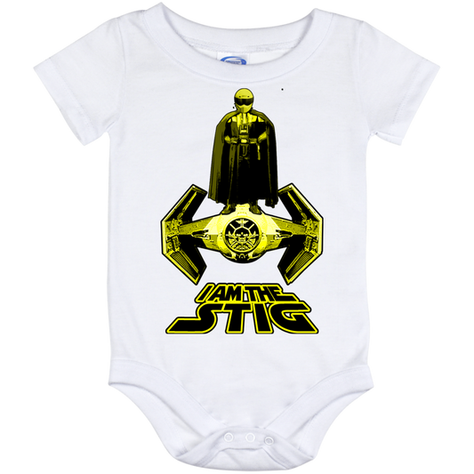 ArtichokeUSA Custom Design. I am the Stig. Vader/ The Stig Fan Art. Baby Onesie 12 Month
