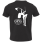 OPG Custom Design #10. Lady on Front / Flag Pole Dancer On Back. Toddlers' Cotton T-Shirt