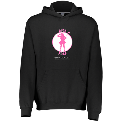 OPG Custom Design #19. GUCK FOLF. Female Edition. Youth Dri-Power Fleece Hoodie