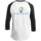 ArtichokeUSA Custom Design. Beam Me Up Kitty. Fan Art / Parody. Youth 3/4 Raglan Sleeve Shirt
