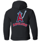 ArtichokeUSA Custom Design. Anglers. Southern California Sports Fishing. Los Angeles Angels Parody. Youth Pullover Hoodie