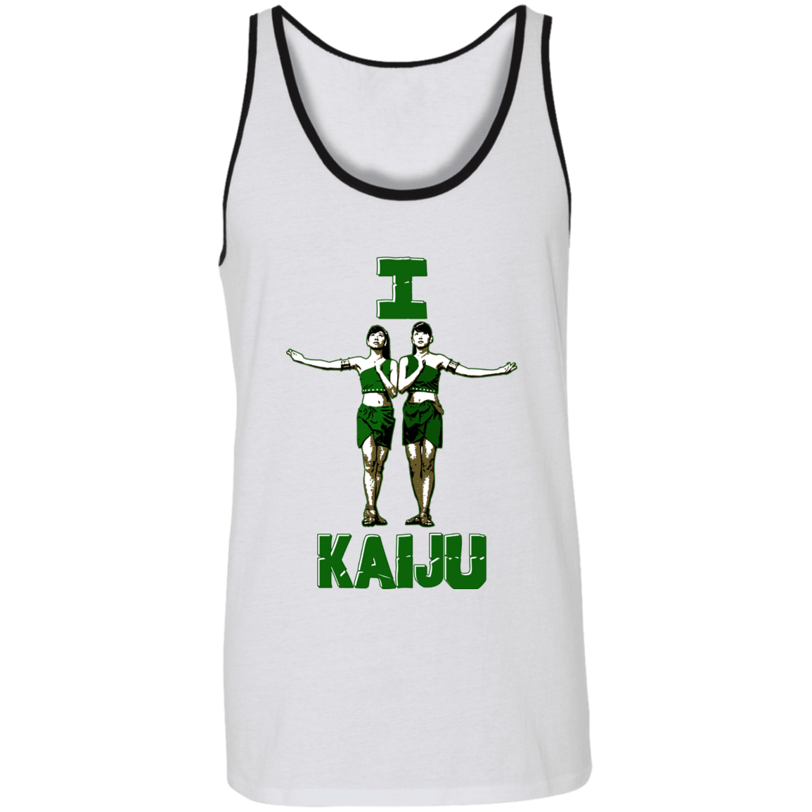 ArtichokeUSA Custom Design. I Heart Kaiju. Fan Art. Unisex Tank