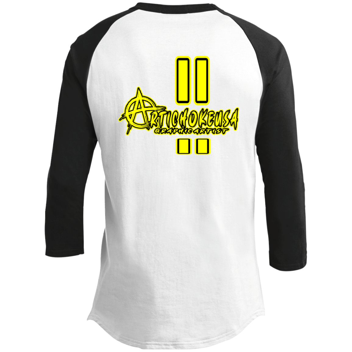 ArtichokeUSA Custom Design. Pick 1 Mustang. Mach 1 Mustang Parody. Cars. Men's 3/4 Raglan Sleeve Shirt