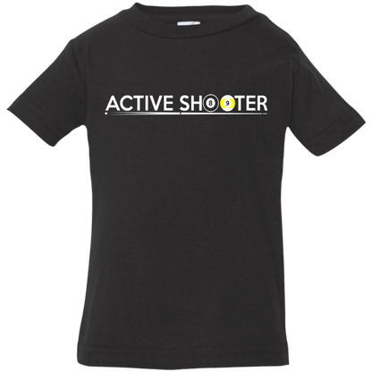The GHOATS Custom Design #1. Active Shooter. Infant Jersey T-Shirt