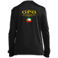 OPG Custom Design #22. One Putt / One Love Parody with Fan Art. Female Edition. Youth 100% Polyester Long Sleeve Tee