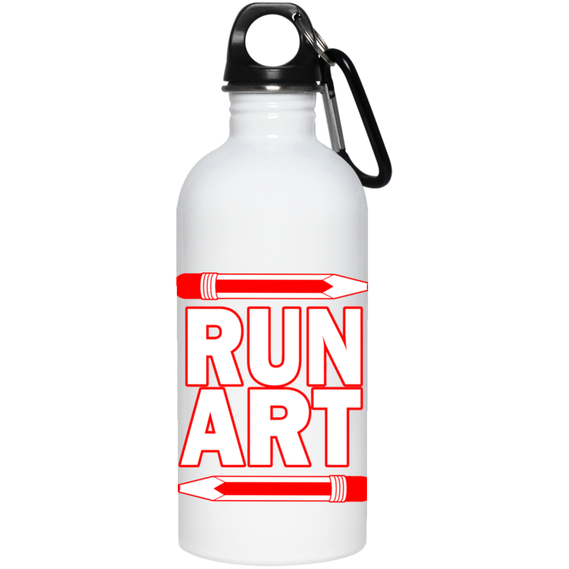 ArtichokeUSA Custom Design #1. RUN ART. 20 oz. Stainless Steel Water Bottle