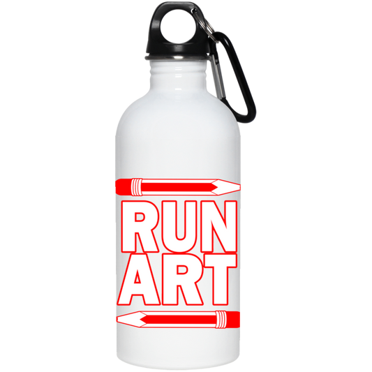 ArtichokeUSA Custom Design #1. RUN ART. 20 oz. Stainless Steel Water Bottle