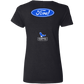 OPG Custom Design #11. Fore! Ford Parody. Ladies' 100% Cotton V-Neck T-Shirt