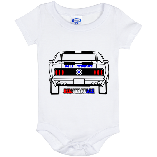 ArtichokeUSA Custom Design. Merican Muscle. Wu-Tang / Mustang Parody. Baby Onesie 6 Month