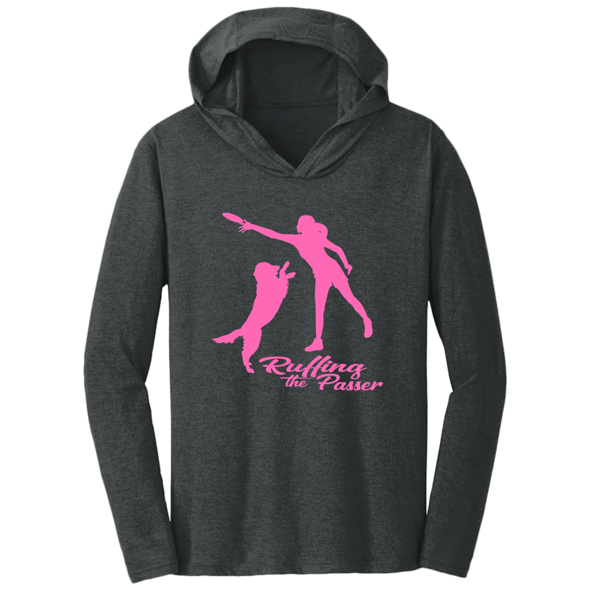 ArtichokeUSA Custom Design. Ruffing the Passer. Labrador Edition. Female Version. Triblend T-Shirt Hoodie