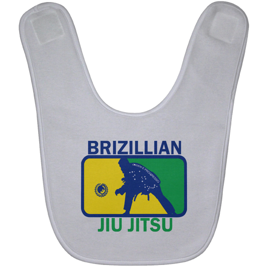 Artichoke Fight Gear Custom Design #5. BJJ MLB Brazil Flag Colors. Parody v2. Baby Bib