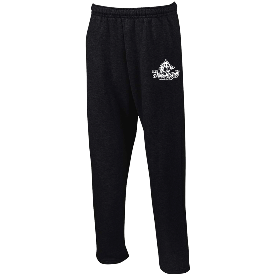 Open Bottom Sweatpants with Pockets