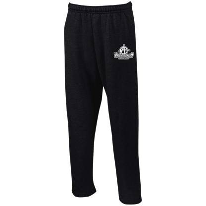 Open Bottom Sweatpants with Pockets