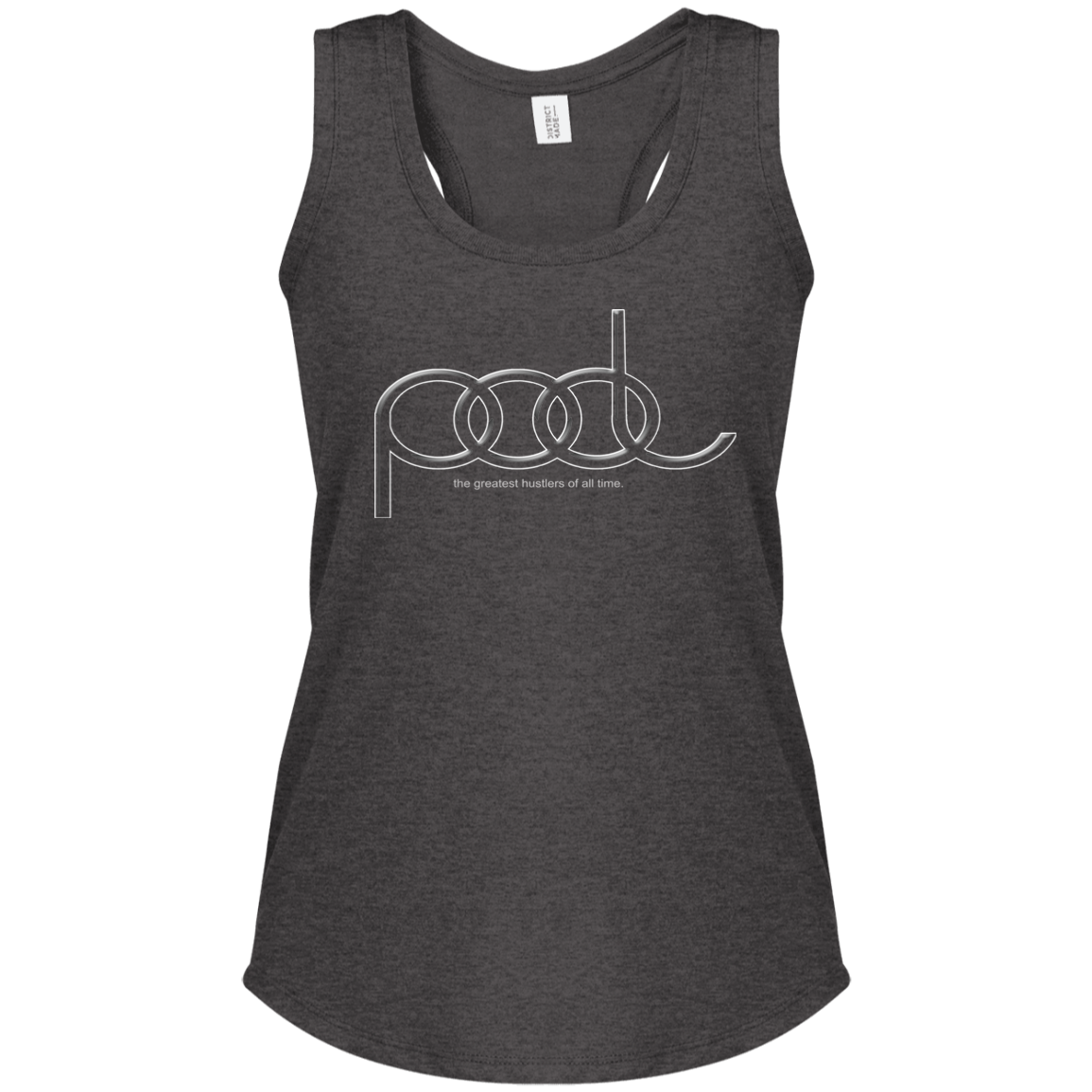 The GHOATS Custom Design. #3 POOL. APA Parody. Ladies' Perfect Tri Racerback Tank