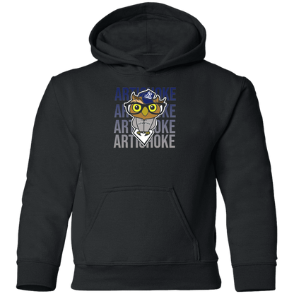ArtichokeUSA Character and Font design. New York Owl. NY Yankees Fan Art. Let's Create Your Own Team Design Today. Youth Pullover Hoodie