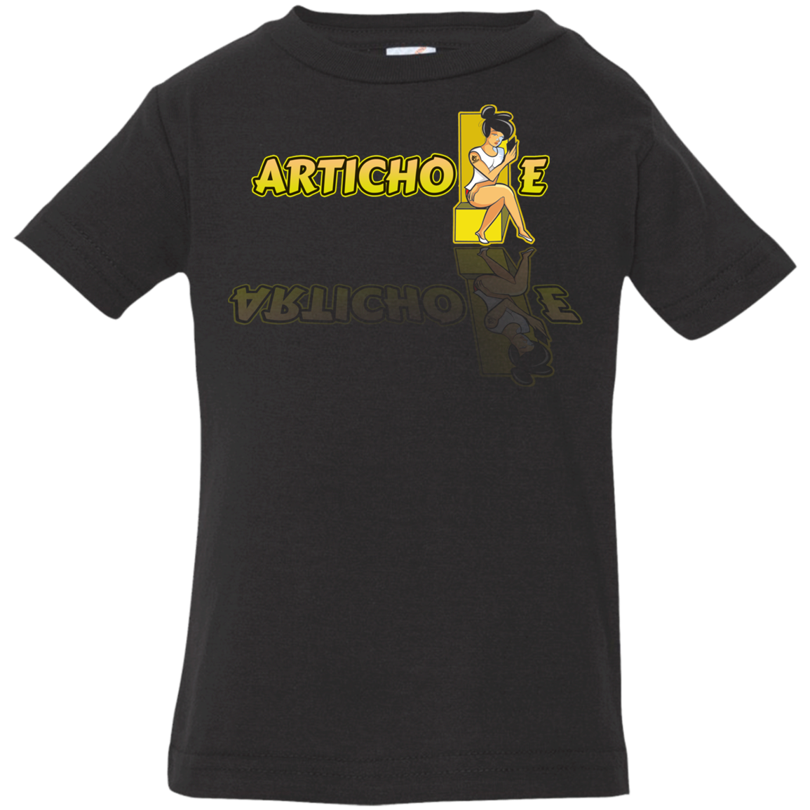 ArtichokeUSA Character and Font Design. Let’s Create Your Own Design Today. Betty. Infant Jersey T-Shirt