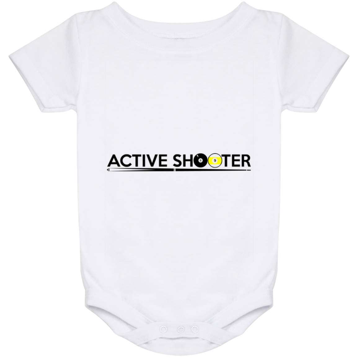 The GHOATS Custom Design #1. Active Shooter. Baby Onesie 24 Month