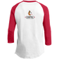 Custom Design #15. Golf Southern California with Yogi Fan Art. Youth 3/4 Raglan Sleeve Shirt