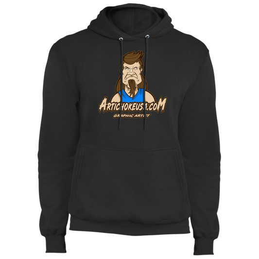 ArtichokeUSA Character and Font design. Let's Create Your Own Team Design Today. Mullet Mike. Fleece Pullover Hoodie