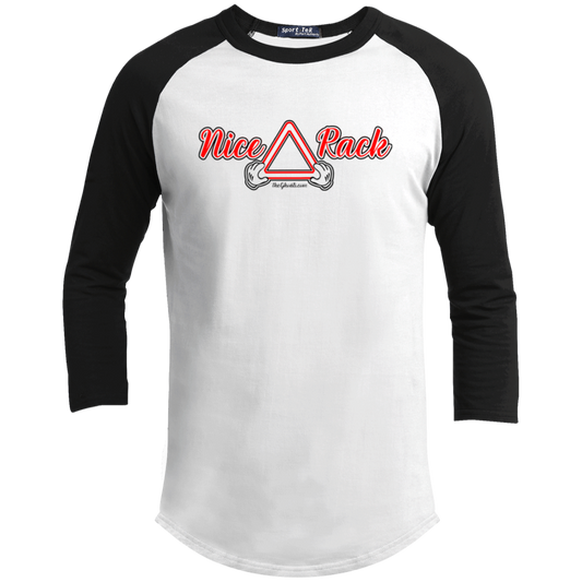 The GHOATS Custom Design. #20 Nice Rack. Youth 3/4 Raglan Sleeve Shirt