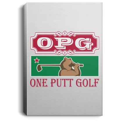 OPG Custom Design #8. Golf Southern California. All Year Long Baby!! Portrait Canvas .75in Frame
