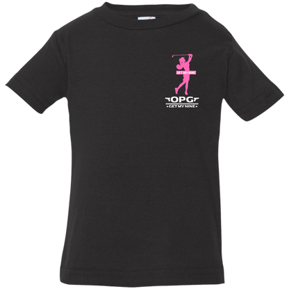 OPG Custom Design #16. Get My Nine. Female Version. Infant Jersey T-Shirt