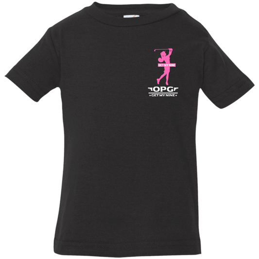 OPG Custom Design #16. Get My Nine. Female Version. Infant Jersey T-Shirt