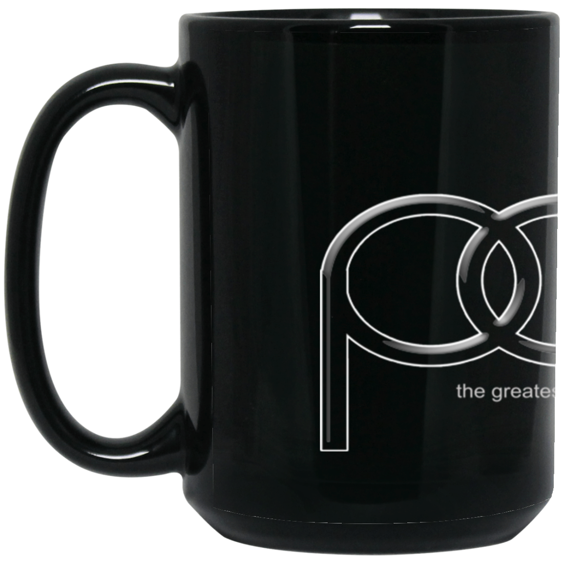 The GHOATS Custom Design. #3 POOL. APA Parody. 15 oz. Black Mug