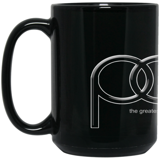 The GHOATS Custom Design. #3 POOL. APA Parody. 15 oz. Black Mug