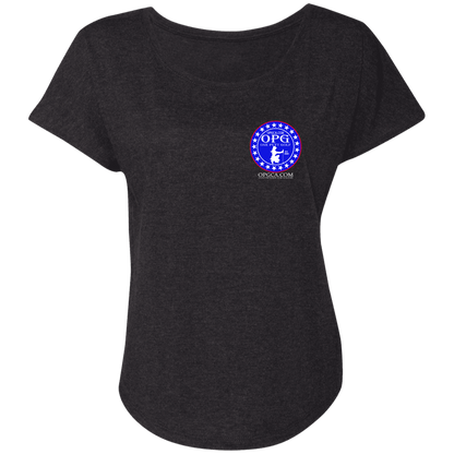 OPG Custom Design #18. Weapons of Grass Destruction. Ladies' Triblend Dolman Sleeve