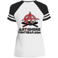 Artichoke Fight Gear Custom Design #5. Brutality! Ladies' Game V-Neck T-Shirt