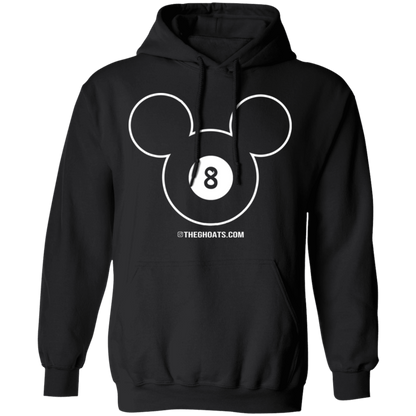 The GHOATS Custom Design #19. Look at the back. Mickey Hustle. Mickey Fan Art. Basic Pullover Hoodie