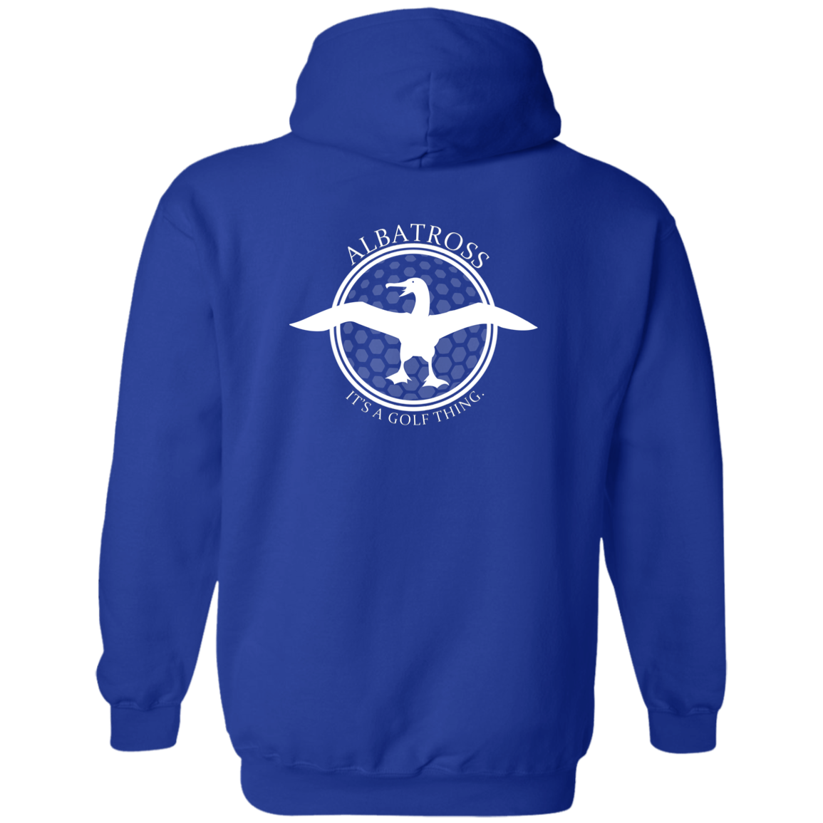 OPG Custom Artwork #1. Albatross. It's a golf thing. Zip Up Hooded Sweatshirt