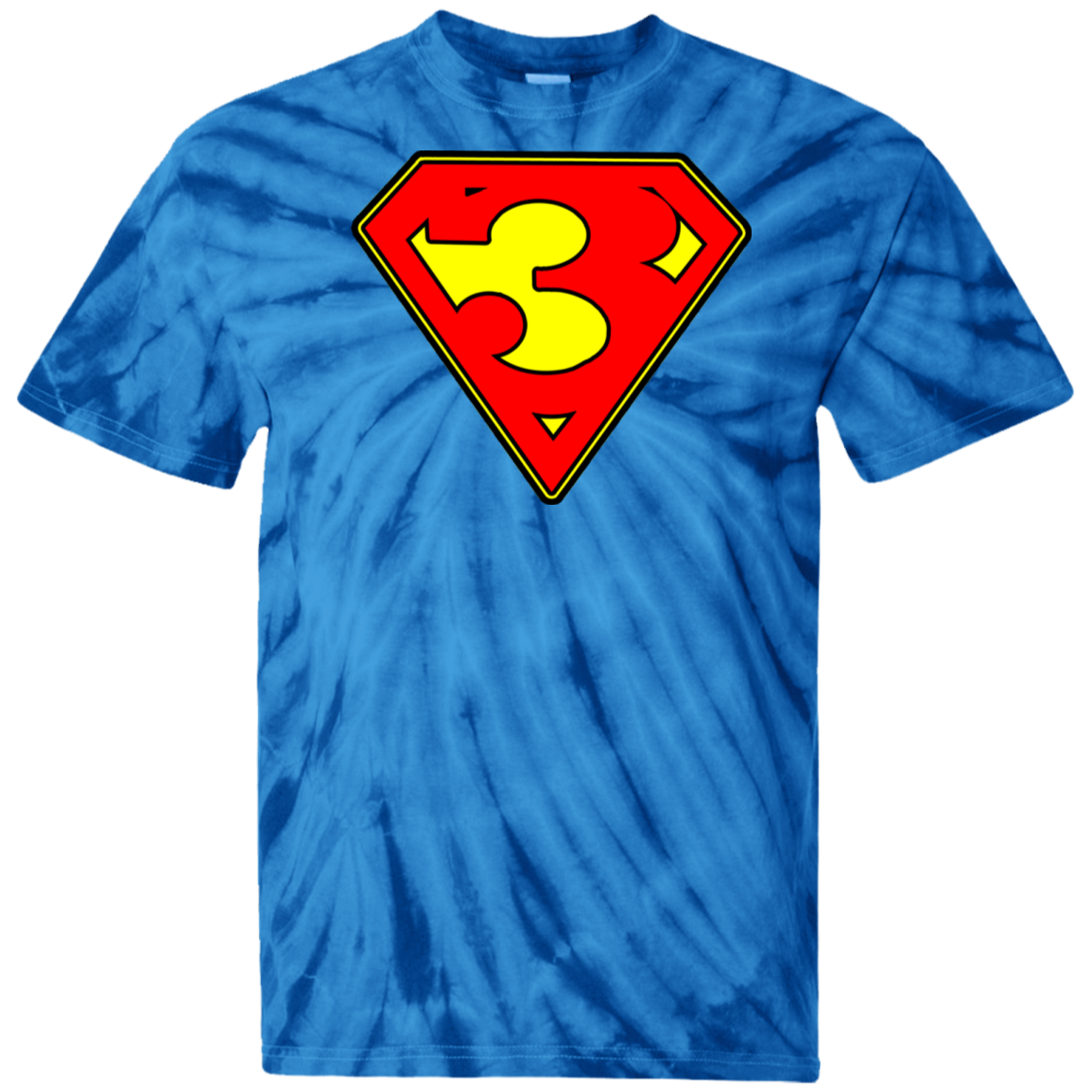 The GHOATS Custom Design. #38 Super 3. APA League. 100% Cotton Tie Dye T-Shirt