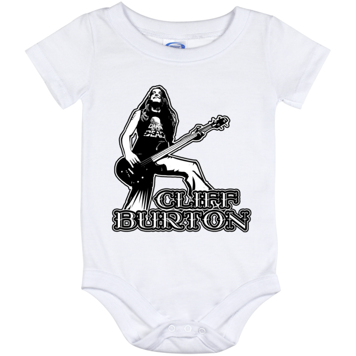 ArtichokeUSA Custom Design. Cliff Burton Tribute. Baby Onesie 12 Month