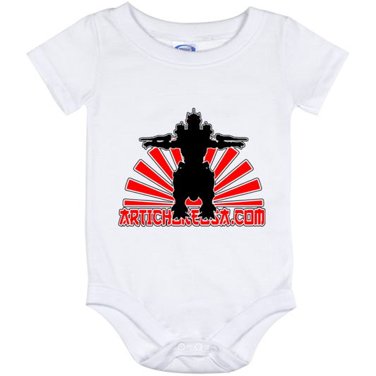 ArtichokeUSA Custom Design. Fan Art Mechagodzilla/Godzilla. Baby Onesie 12 Month